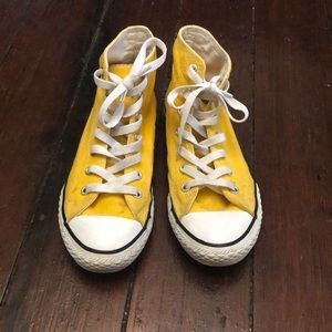 Yellow (bright citron) high tops seasonal colors